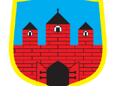 Logo w postaci herbu