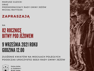 Plakat promujący uroczystość