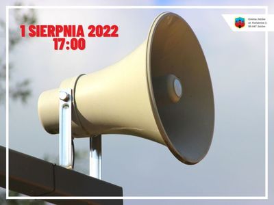 Zdjęcie przedstawia syrenę alarmową