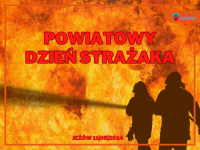 Strażacy gaszący pożar