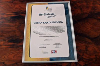 Wyróżnienie Primus - Gmina Kąkolewnica - 2022