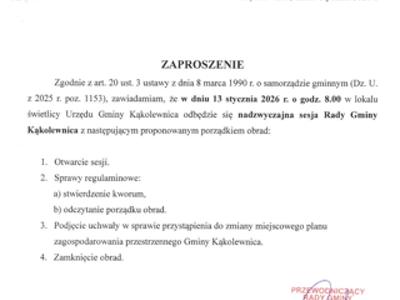 zaproszenie