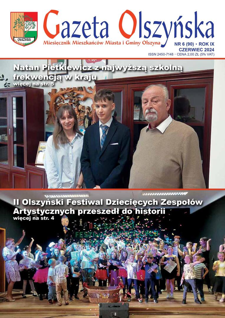 Gazeta Olszyńska - Nr 6 (90) - Rok IX Czerwiec 2024