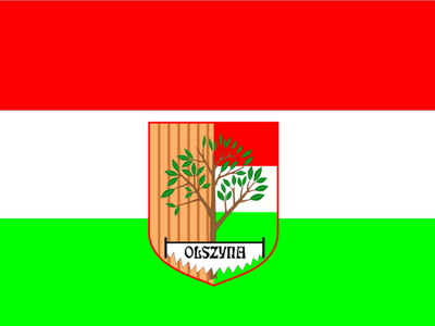 Flaga Gminy Olszyna [400x300]
