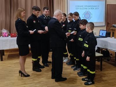 W Biedrzychowicach odbyło się zebranie sprawozdawcze OSP Olszyna