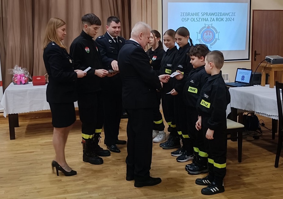 W Biedrzychowicach odbyło się zebranie sprawozdawcze OSP Olszyna