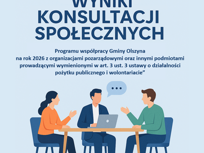 Wyniki konsultacji społecznych