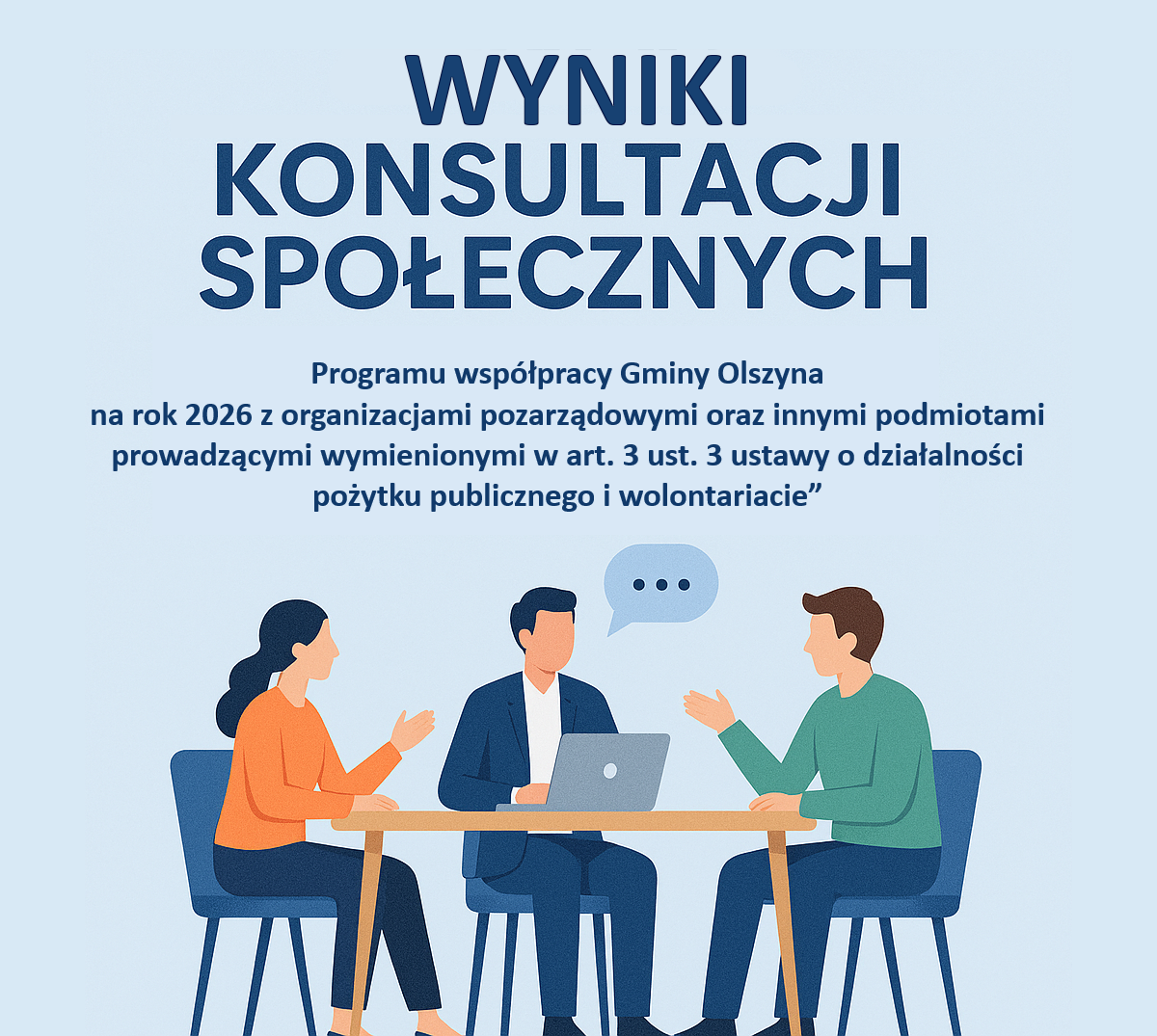 Wyniki konsultacji społecznych