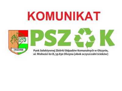 Komunikat PSZOK - logo