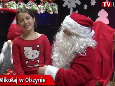 Mikołaj w Gminnym Ośrodku Kultury w Olszynie