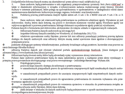 Klauzula informacyjna