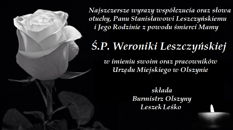 kondolencje weronika