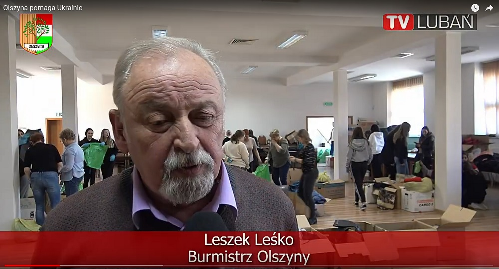 Olszyna pomaga Ukrainie-promocja