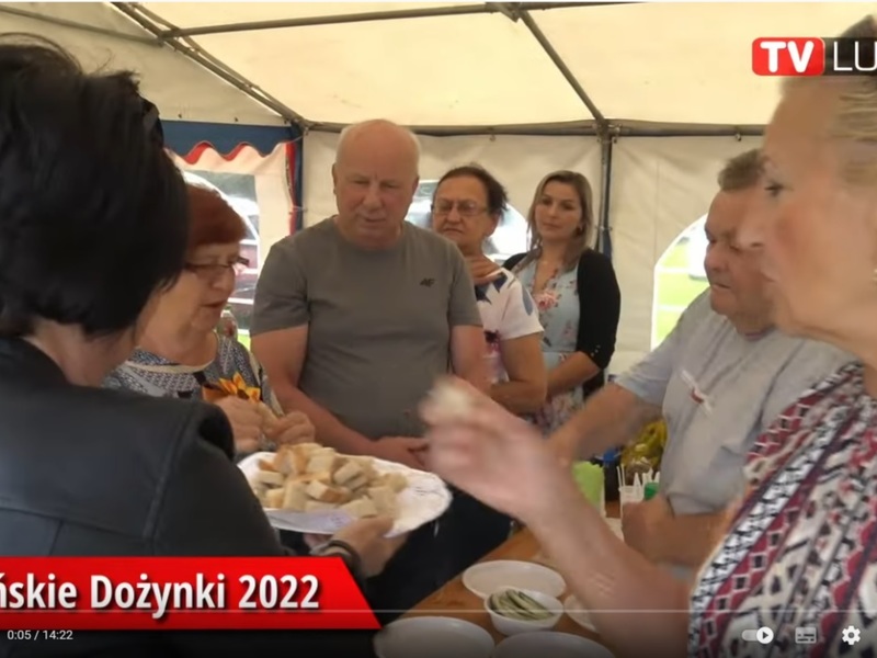 Dożynki Gminne - przejście na stronę YouTube
