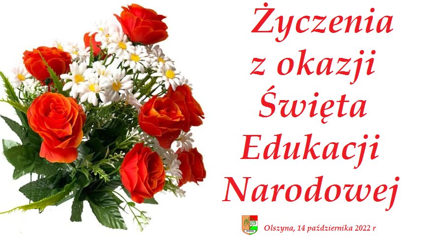 Życzenia z okazji Święta Edukacji Narodowej - 2022