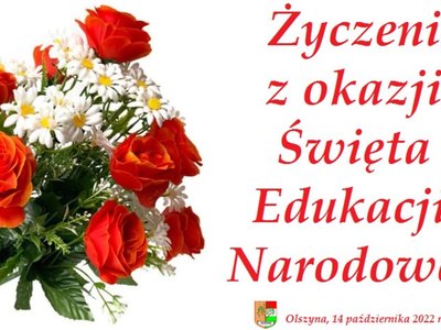 Życzenia z okazji Święta Edukacji Narodowej - 2022