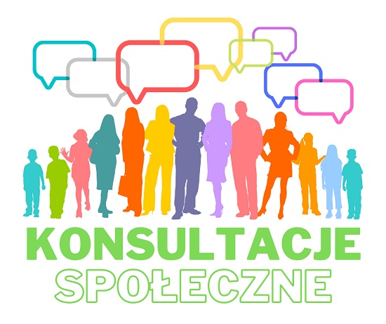 Obrazek przedstawia plakat konsultacji społecznych.