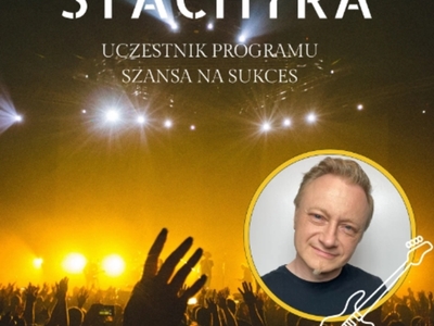 Plakat na koncert Jerzego Stachyry.