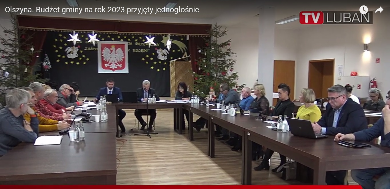 Sesja budżetowa Rady Miejskiej w Olszynie