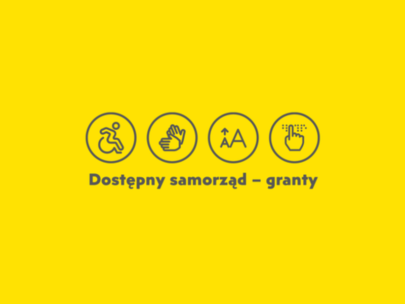 Dostępny samorząd – granty
