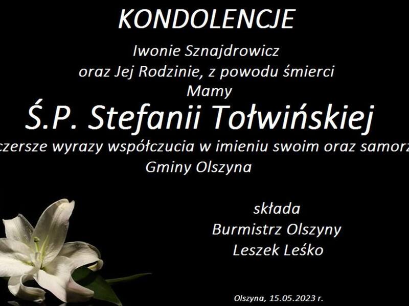 Kondolencje