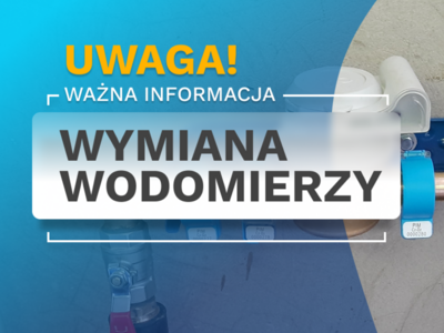Ogłoszenie o wymianie wodomierzy w gminie Olszyna