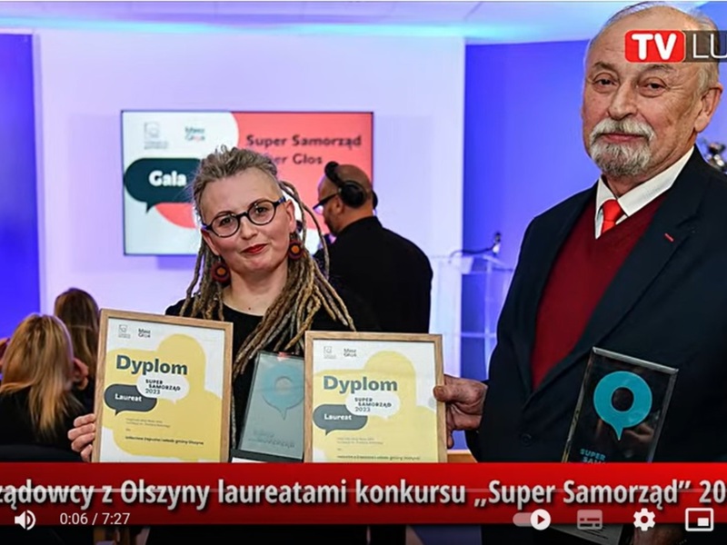 Samorządowcy z Olszyny laureatami konkursu