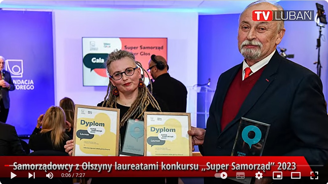 Samorządowcy z Olszyny laureatami konkursu