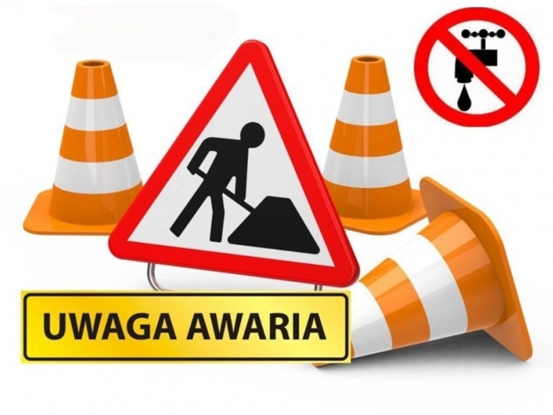 Komunikat w sprawie awarii na sieci wodociągowej w Olszynie..