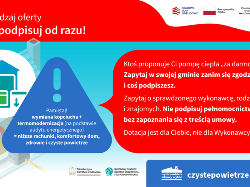 Sprawdzaj oferty i nie podpisuj od razu
