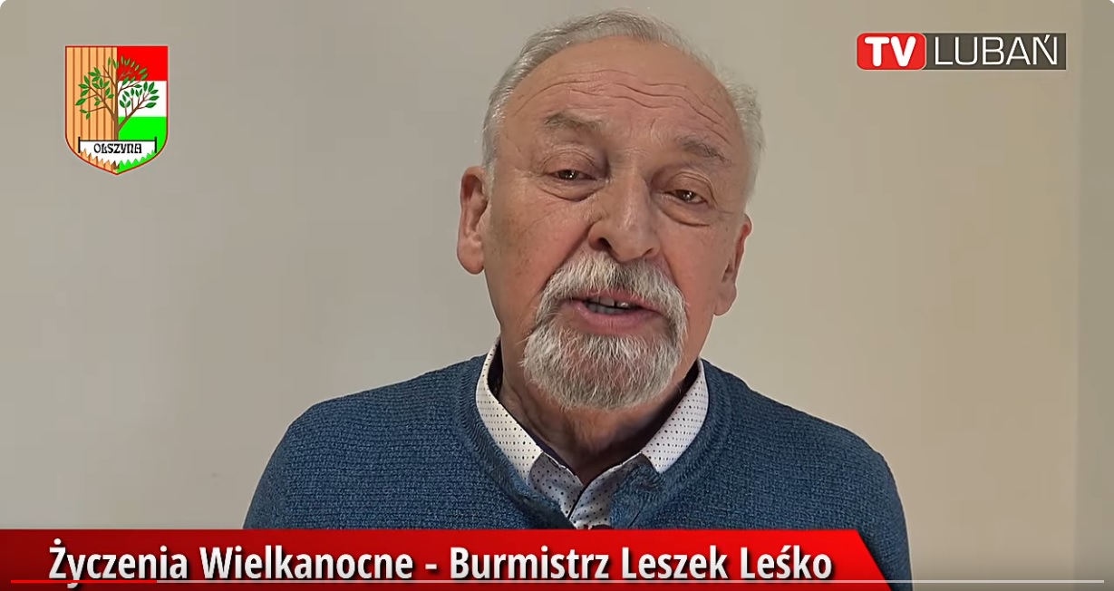 Życzenia Wielkanocne składa Burmistrz Leszek Leśko