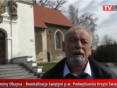 Inwestycje Gminy Olszyna - rewitalizacja kościoła p.w. Podwyższenia