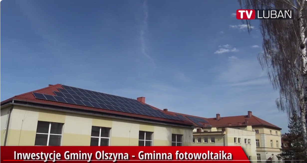 Inwestycje Gminy Olszyna - gminna fotowoltaika