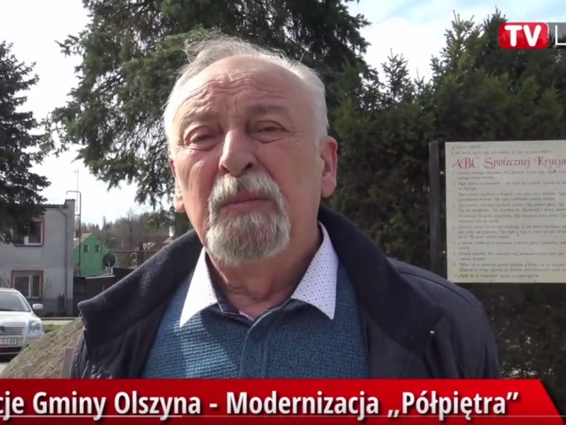 Inwestycje Gminy Olszyna - modernizacja „Półpiętra”