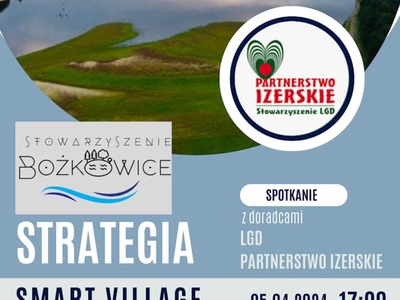 Bożkowice Smart Village - zaproszenie na spotkanie organizacyjne