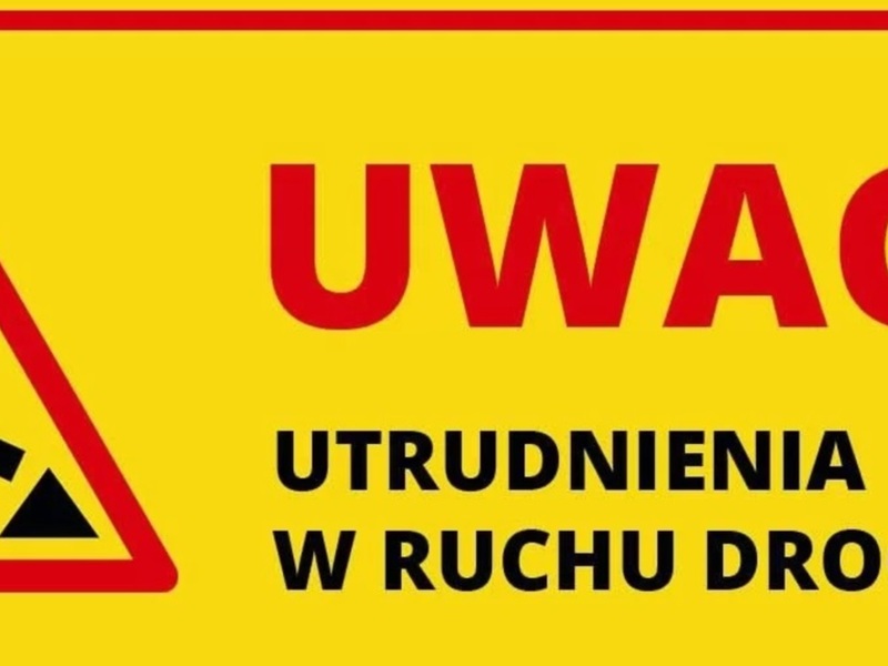 utrudnienia w ruchu.
