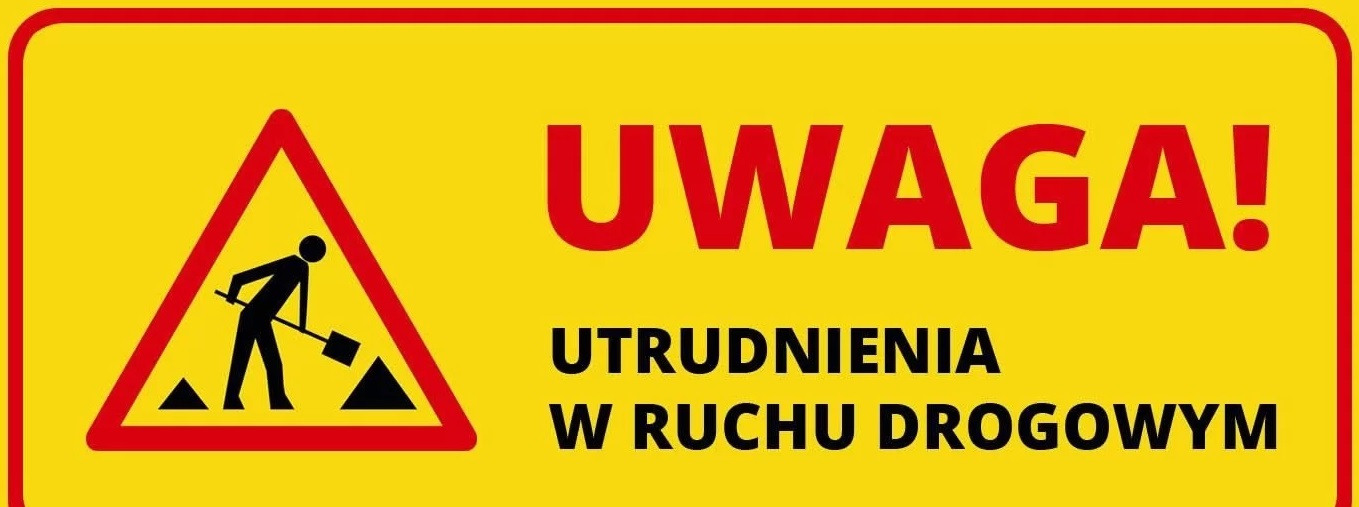 utrudnienia w ruchu.