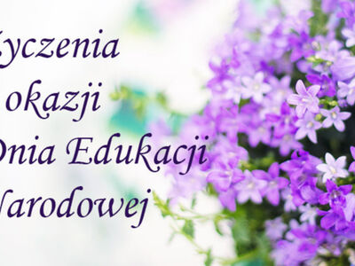 Życzenia Burmistrza Olszyny z okazji Dnia Edukacji Narodowej