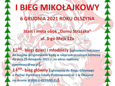 I Bieg Mikołajkowy w Olszynie