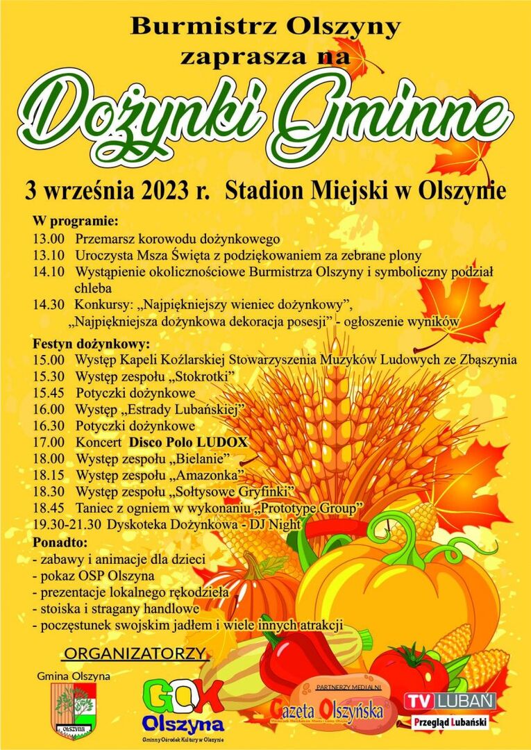 Plakat Dożynkowy - 2023