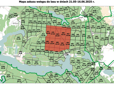 Zabieg agrolotniczy na terenie Nadleśnictwa Kościerzyna
