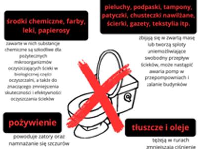 Czego nie wolno wrzucać do kanalizacji