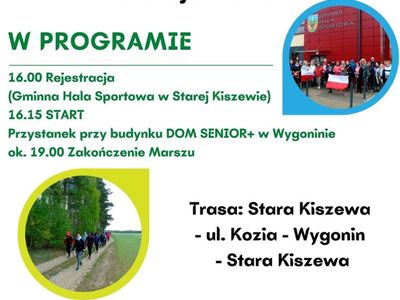 Plakat Wiosenny Marsz Nordic Walking
