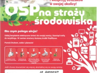 Pozbądź się elektrycznych śmieci i wesprzyj strażaków w swojej okolicy