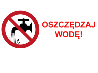 Komunikat dot. korzystania z wody pobieranej z gminnej sieci wodociągowej