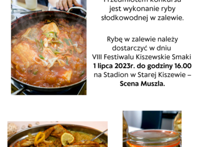 Konkurs Kulinarny "Ryba w Zalewie" - VIII Festiwal Kiszewskie Smaki 