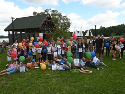 Nauka Pływania dla Dzieci nad Jeziorem Wielkim  w Strudze