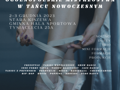 Ogólnopolskie Mistrzostwa w Tańcu Nowoczesnym "ROZTAŃCZONE POMORZE"