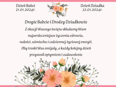 Dzień Babci - Dzień Dziadka 