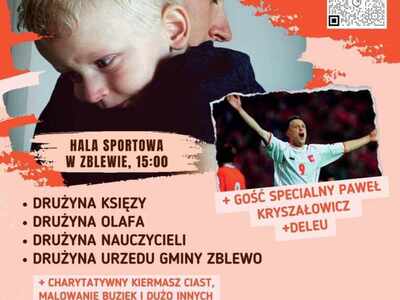 Charytatywny turniej piłki nożnej pn. "Gramy w piłę dla Olafa"